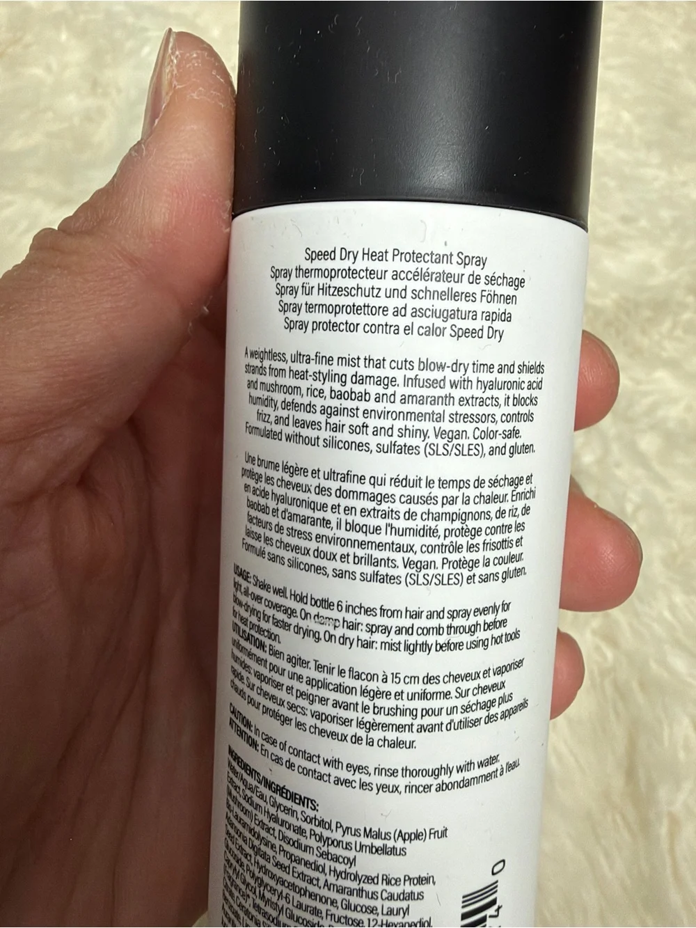 LolaVie Speed Dry Heat Protectant Spray